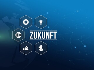 Fototapeta premium Zukunft