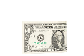 dollar isolate on a white background.