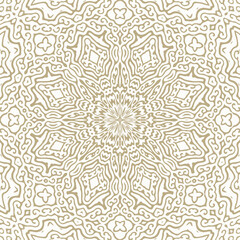 Oriental Seamless Vector Pattern - Repeating ornament for textile, wraping paper, fashion etc.