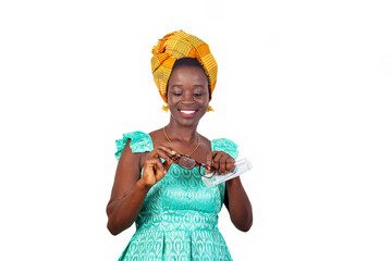 beautiful young woman holding glasses.