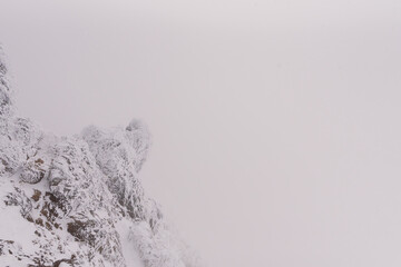 Winter climbing and scenery at Gongen Giboshi