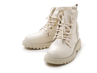 women's boots on white background