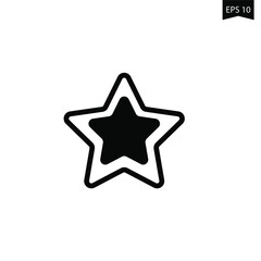 Obraz premium popular star icon
