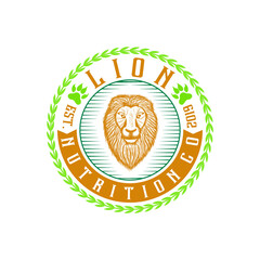 vintage lion logo