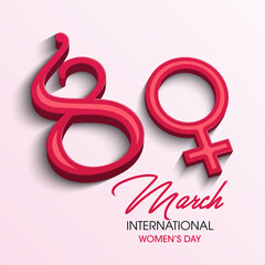 Obraz premium March 8, Happy Womens Day elegant banner. Invitations for the International Women's Day, Happy Mother's Day. Eps10 vector illustration.