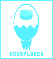 illustration of a egg logo