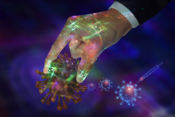 discovered  a vaccine to prevent get rid of the virus and vaccination trial 