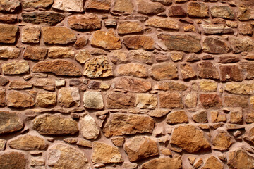 Indian stone wall with beautiful structure.