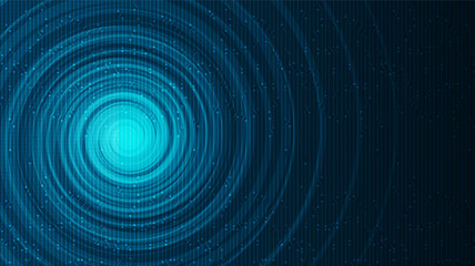Spiral Warp Technology on Future Background,Hi-tech Digital and Communication Concept design,Free Space For text in put,Vector illustration.