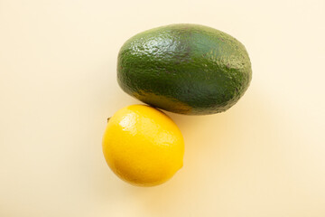 avocado lemon fruit vegan