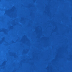 Blue ink and watercolor texture on white paper background. Gradient paint strokes and decalcomania effect. Hand-painted gouache abstract image. Mess on the canvas.