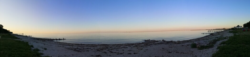 Wonderful view of the sea in Denmark