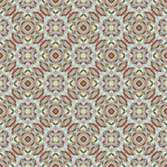 Geometric seamless pattern, ornament, abstract colorful background, fashion print, vector texture.