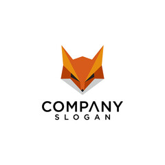 modern fox head logo design inspiration