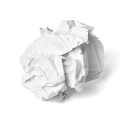 paper ball crumpled garbage trash mistake