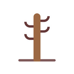 hangers icon logo with flat illustration style vector. great for use web, mobile app, pattern, design etc.