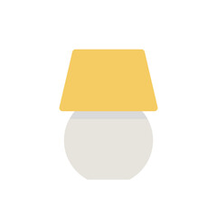 sleep lamp icon logo with flat illustration style vector. great for use web, mobile app, pattern, design etc.