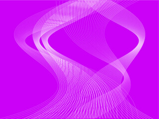 Abstract waves background. Geometric shapes and lines isolated on pink background. dynamic design. Futuristic wallpaper design smoke. 3d simple ideas. Architecture mesh drawing. Wallpaper for girls