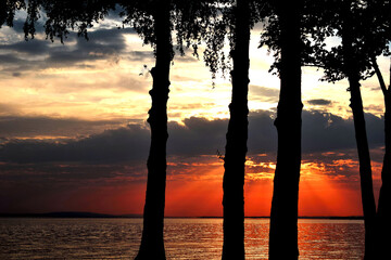 Bodensee in Germany at sunset