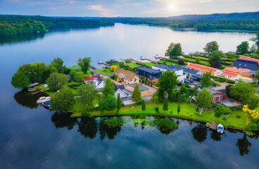 Lake and houses - Sejs 