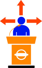 businessman with arrow