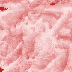 Red ink and watercolor texture on white paper background. Paint leaks and decalcomania effects....