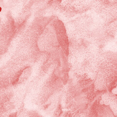 Red ink and watercolor texture on white paper background. Paint leaks and decalcomania effects....