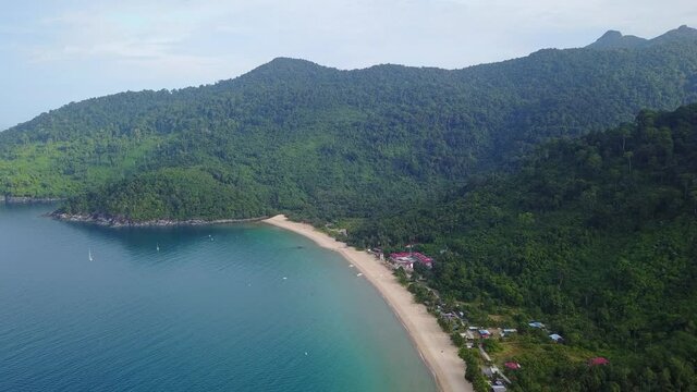Beautiful Juara Beach, Tioman Island (Malaysia)