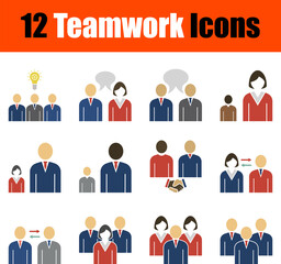 Teamwork Icon Set
