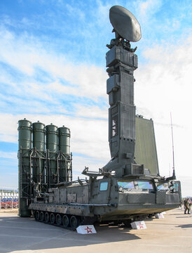   Launcher S-300V4 at a military training ground