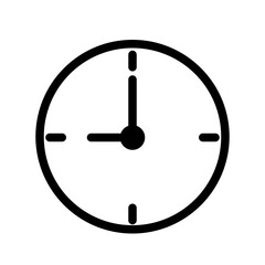 watch icon logo or illustration with outline stroke style vector design. perfect use for web, mobile app, pattern, design etc.