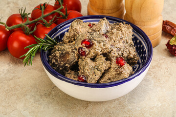 Chicken Liver with cream sauce