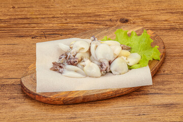 Raw seafood - cuttlefish for cooking