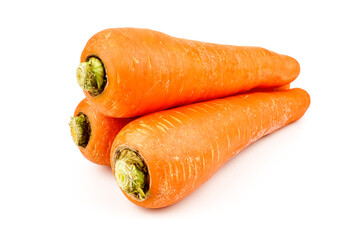carrot isolated on a white background,element of food healthy nutrients and fruit healthy concept