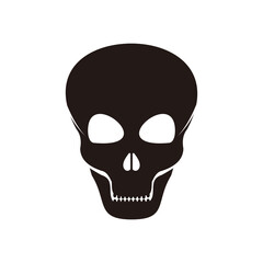 skull icon vector illustration sign