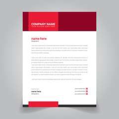 abstract business style letterhead design templates elegant vector.
