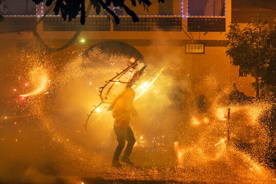 Quema de Torito, d&iacute;a de la Inmaculada Concepci&oacute;n