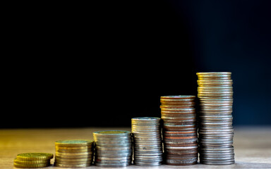 stack of coins