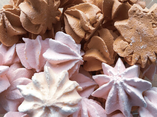 Dry colorful biscuit cookies for tea