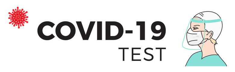 Coronavirus Covid-19 test banner