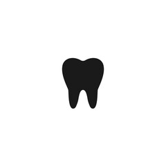 tooth icon, tooth icon vector isolated on white background. tooth icon image, tooth icon illustration