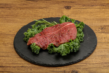 Raw beef steak for grill
