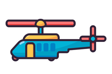 Transportation illustration cartoon colorfull