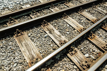 Naklejka premium Bahngleise