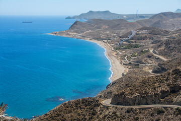 Almería. Cabo de Gata. Zona Carboneras. Playas paradisíacas. 