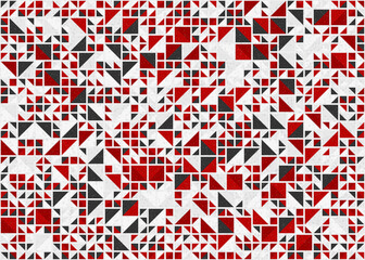 Abstract Geometric Pattern generative computational art illustration