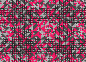 Abstract Geometric Pattern generative computational art illustration