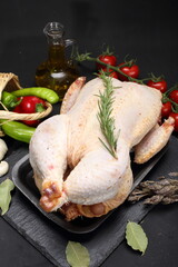 raw whole chicken