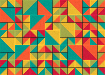 Obraz premium Abstract Geometric Pattern generative computational art illustration