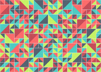 Abstract Geometric Pattern generative computational art illustration